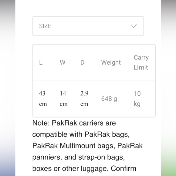 Ibera PakRak mini seatpost-mounted carrier for bicycles EUC - Picture 7 of 9